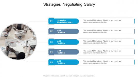 Strategies Negotiating Salary In Powerpoint And Google Slides Cpb