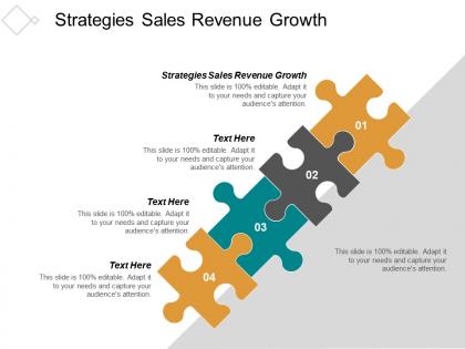 Strategies sales revenue growth ppt powerpoint presentation inspiration graphic images cpb