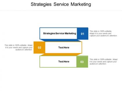 Strategies service marketing ppt powerpoint presentation ideas example cpb