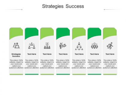 Strategies success ppt powerpoint presentation outline layout ideas cpb
