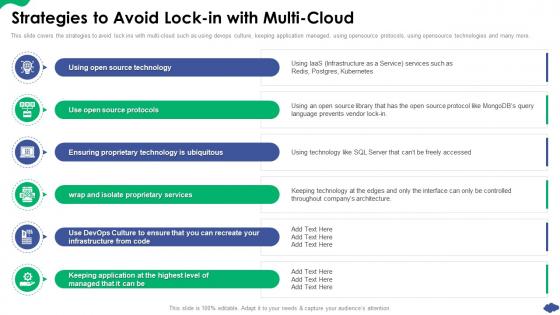 Strategies To Avoid Lock In With Multi Cloud How A Cloud Architecture Review