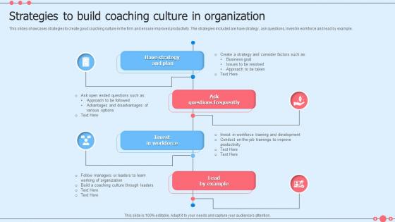 Strategies To Build Coaching Culture In Organization