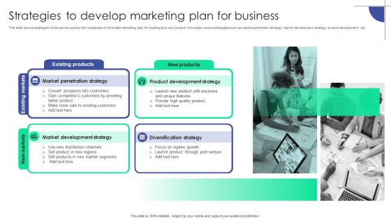Strategies To Develop Marketing Plan For Business Plan To Assist Organizations In Developing MKT SS V