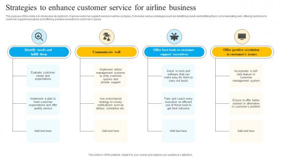 Strategies To Enhance Customer Service For Airline Business