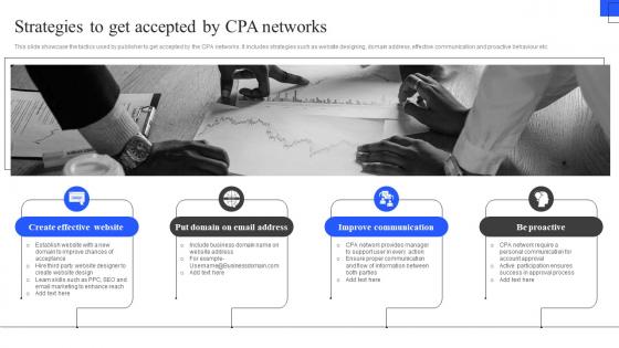 Strategies To Get Accepted By CPA Networks Best Practices To Deploy CPA Marketing