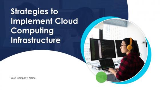 Strategies To Implement Cloud Computing Infrastructure Powerpoint Presentation Slides