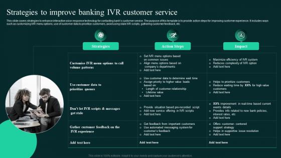 Strategies To Improve Banking IVR Customer Service Omnichannel Banking Services