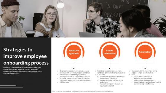 Strategies To Improve Employee Onboarding Process Recruitment Strategies For Organizational