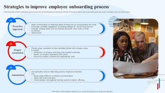 Strategies To Improve Employee Onboarding Process Recruitment Technology