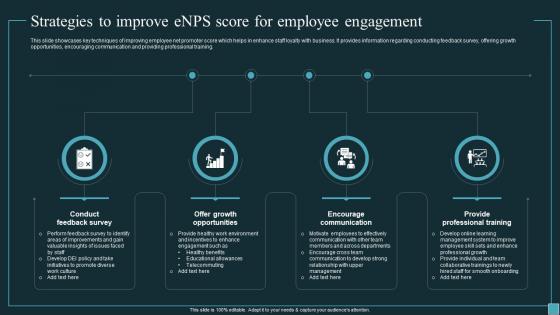 Strategies To Improve Enps Score For Employee Implementing Workforce Analytics Data Analytics SS