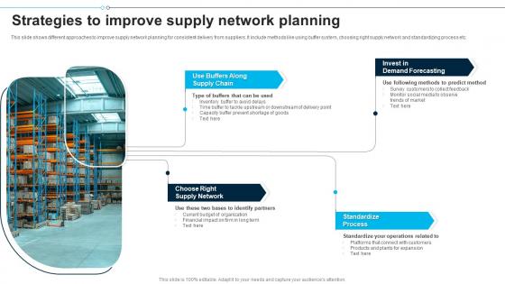 Strategies To Improve Supply Network Planning