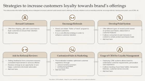 Strategies To Increase Customers Loyalty Towards Optimize Brand Growth Through Umbrella Branding Initiatives