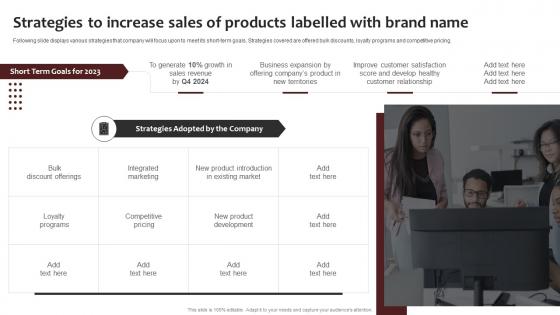 Strategies To Increase Sales Of Products New Brand Awareness Strategic Plan Branding SS