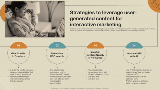 Strategies To Leverage User-Generated Content For Boost Customer Engagement MKT SS