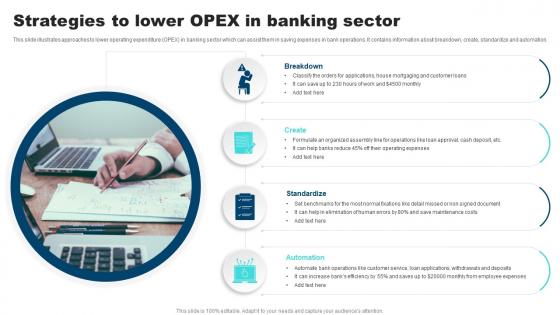 Strategies To Lower OPEX In Banking Sector