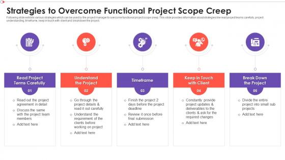 Strategies To Overcome Functional Project Scope Creep