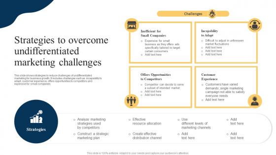 Strategies To Overcome Undifferentiated Marketing Challenges