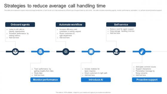 Strategies To Reduce Average Call Handling Time