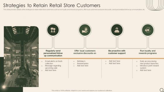 Strategies To Retain Retail Store Customers Analysis Of Retail Store Operations Efficiency