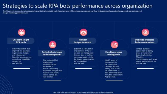 Strategies To Scale RPA Bots Performance Across Organization