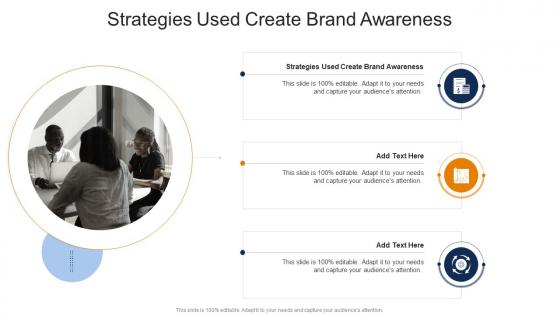 Strategies Used Create Brand Awareness In Powerpoint And Google Slides Cpb