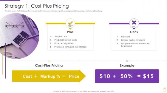 Strategy 1 Cost Plus Pricing Pricing And Revenue Optimization