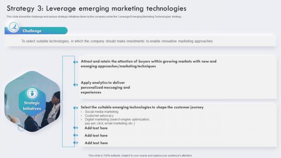 Strategy 3 Leverage Emerging Marketing Technologies Brand Awareness Plan To Increase Product Visibility