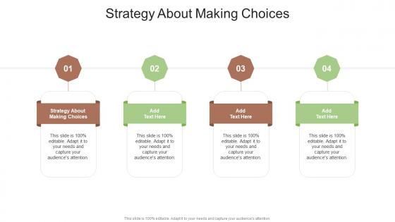 Strategy About Making Choices In Powerpoint And Google Slides Cpb
