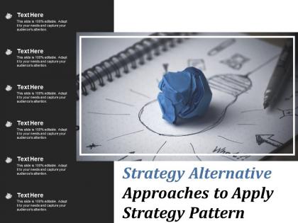 Strategy alternative approaches to apply strategy pattern