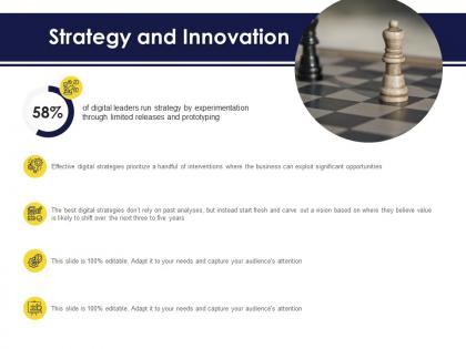 Strategy and innovation ppt powerpoint presentation gallery topics
