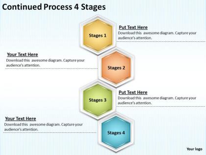 Strategy consulting continued process 4 stages powerpoint templates ppt backgrounds for slides
