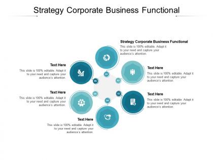 Strategy corporate business functional ppt powerpoint presentation icon slides cpb