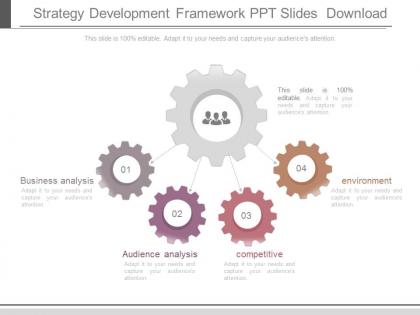 Strategy development framework ppt slides download