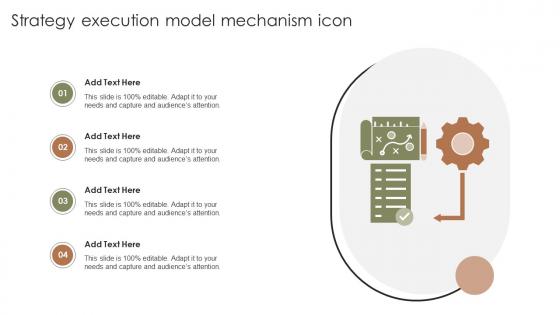 Strategy Execution Model Mechanism Icon
