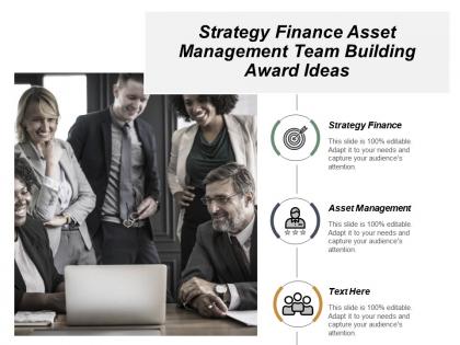 Strategy finance asset management team building award ideas cpb