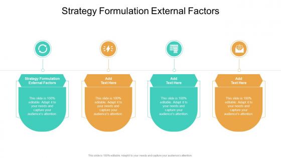 Strategy Formulation External Factors In Powerpoint And Google Slides Cpb