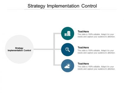 Strategy implementation control ppt powerpoint presentation model visuals cpb