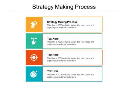 Strategy making process ppt powerpoint presentation icon show cpb