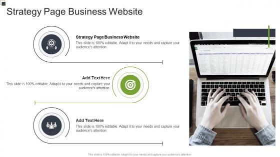 Strategy Page Business Website In Powerpoint And Google Slides Cpb