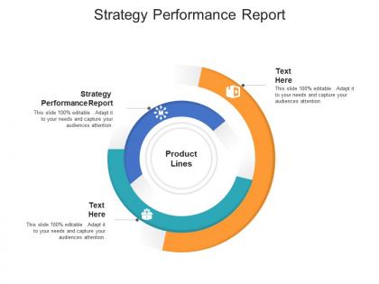 Strategy performance report ppt powerpoint presentation icon graphics pictures cpb