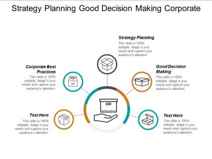 Strategy planning good decision making corporate best practices cpb
