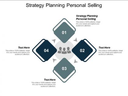 Strategy planning personal selling ppt powerpoint presentation ideas graphics cpb