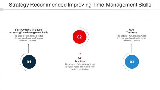 Strategy Recommended Improving Time Management Skills Ppt Powerpoint Presentation Cpb