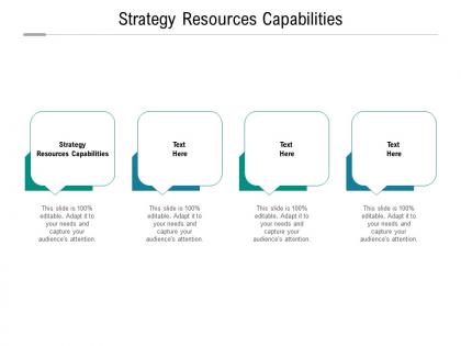 Strategy resources capabilities ppt powerpoint presentation slides graphics design cpb