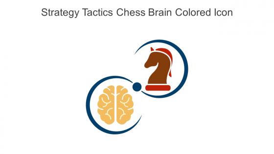 Strategy Tactics Chess Brain Colored Icon In Powerpoint Pptx Png And Editable Eps Format