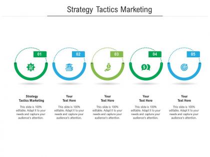 Strategy tactics marketing ppt powerpoint presentation slides graphics download cpb