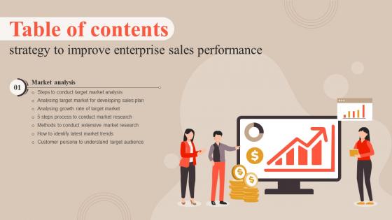 Strategy To Improve Enterprise Sales Performance Table Of Contents MKT SS V