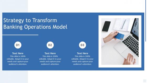 Strategy To Transform Banking Operations Model Ppt Slides Background Images
