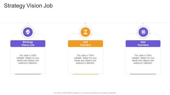 Strategy Vision Job In Powerpoint And Google Slides Cpb