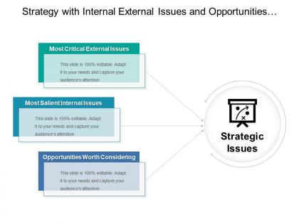 Strategy with internal external issues and opportunities worth considering